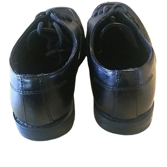 Sonoma Boys Black Leather Lace-Up Dress Shoes Size 2 - Picture 6 of 8